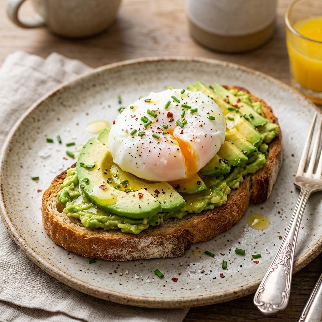 Avokadolu Poşe Yumurta