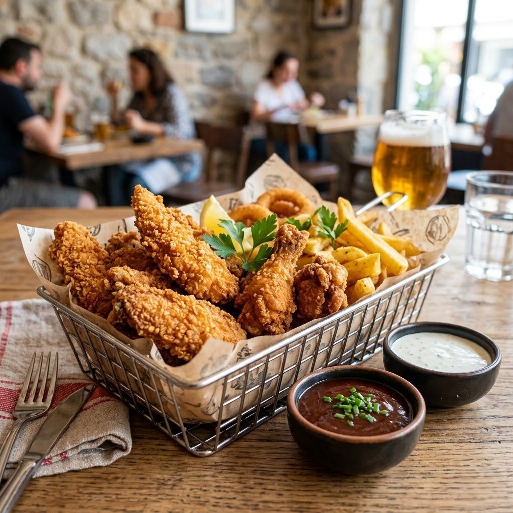 Çıtır Tavuk Sepeti