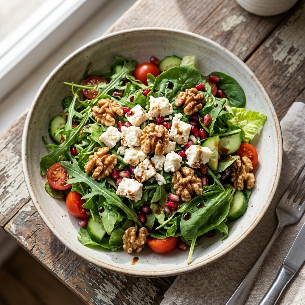 Tulum Peynirli Cevizli Salata