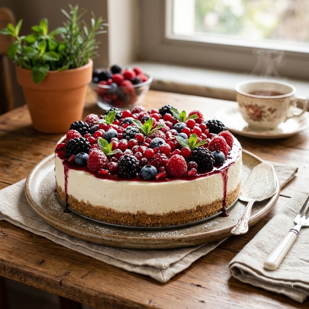 Orman Meyveli Cheesecake